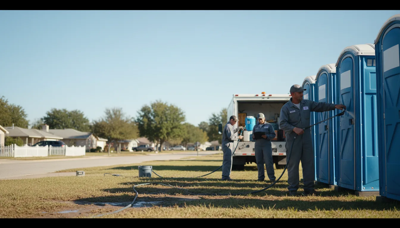 Long-Term Portable Toilet Rental in Conroe, TX near me
